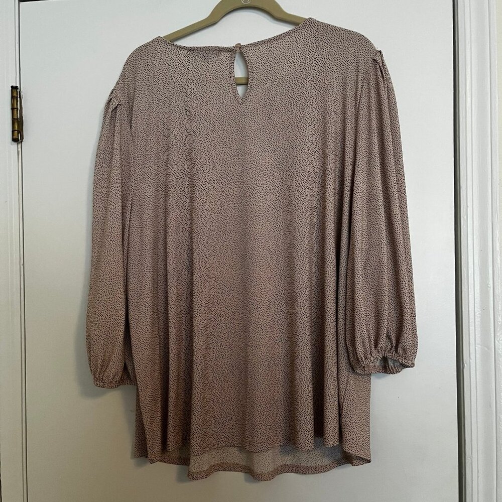 ADRIANNA PAPELL Size 3xl Long Sleeve Blouse - Picture 2 of 6
